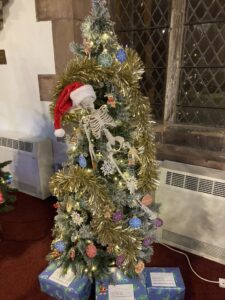 Christmas Tree Festival in Kenilworth. The Reinge Physio Clinic 2021 entry