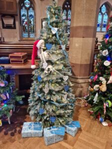 Kenilworth Christmas Tree festival 2023. The Reinge Clinic Entry.