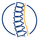 Spine illustration for lower back pain and disc golf injuries
